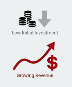 Cost-efficient air dome with low initial investment based